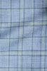 Cavani Baby Blue w/ Mint and navy Plaid