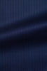 premium slate blue herringbone stripe