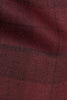 Huddersfield DARK RED W/ BLACK FADED PANE AND BLACK CHECK (275 grams / 8 Oz)