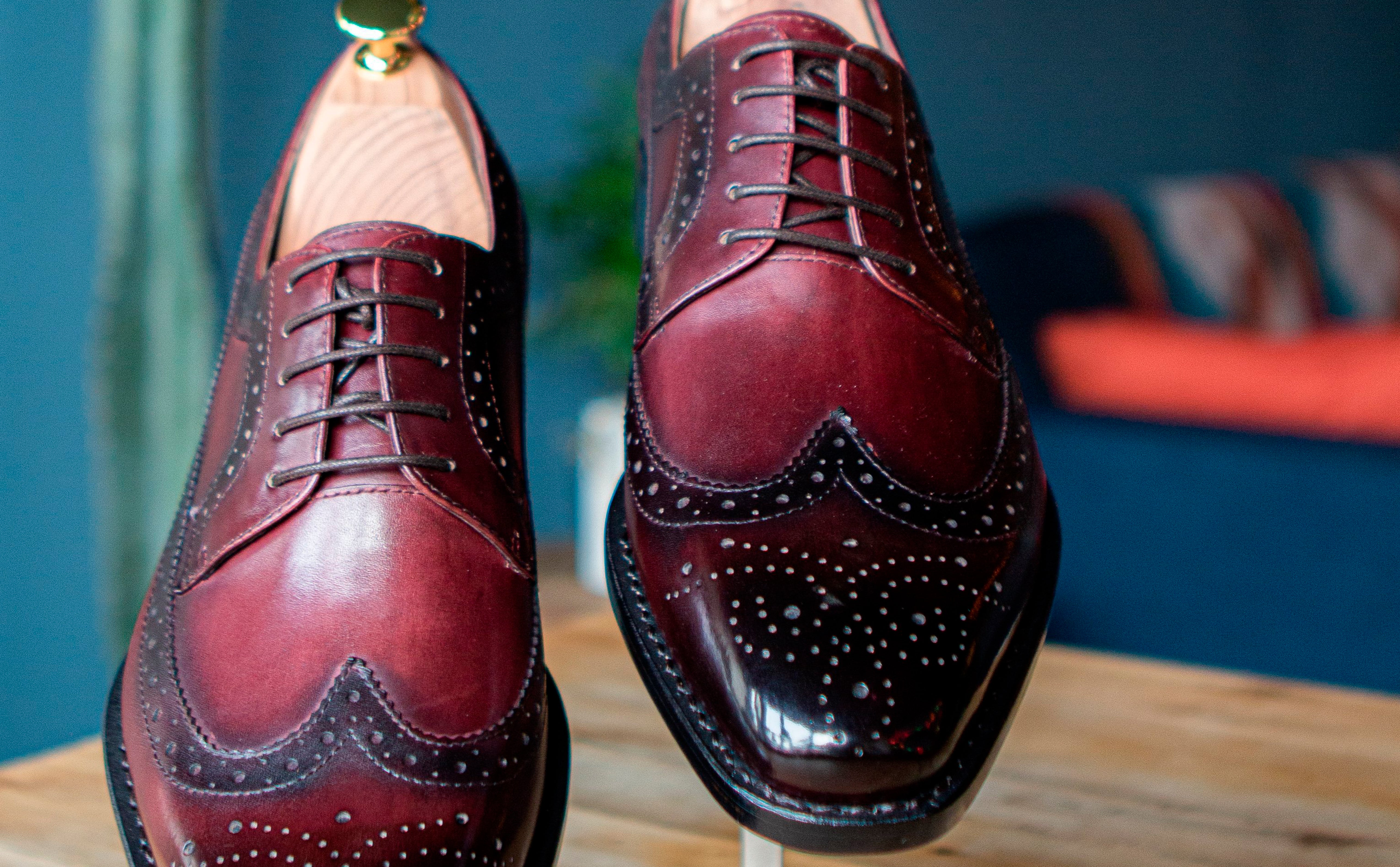 Hayes Burgundy and Black